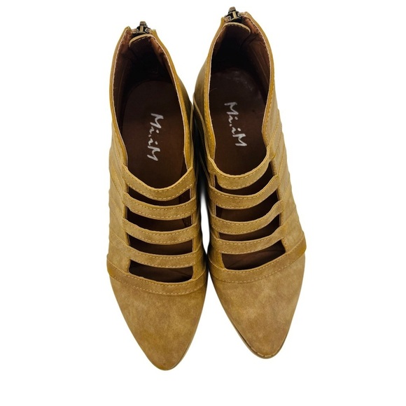 Tan Faux Leather Florence Ankle Boot Size 6 - Picture 7 of 10